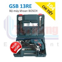BỘ MÁY KHOAN BOSCH GSB 13RE SET 100 CHI TIẾT