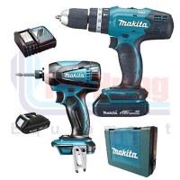 COMBO MÁY KHOAN PIN VẶN VÍT MAKITA DLX2022 (18V)